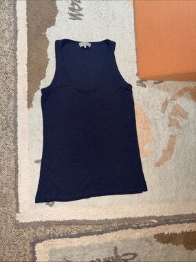 Hatch Body Navy Scoop Neck Tank Top